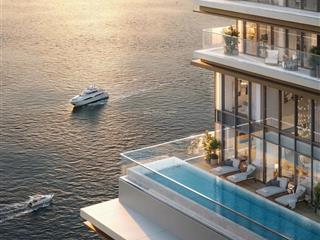 Căn sky villas, bể bơi, sân vườn riêng, toà aria bay front, mặt biển có bãi tắm riêng