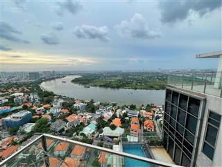 Penthouse nassim thảo điền 500m2, 3 tầng, view sông trực diện, bán 77,5tỷ