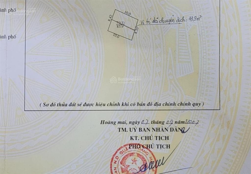 Chính chủ bán nhà riêng  mặt đường  40m2 (4x 10m). nhà sát tthc q. hoàng mai, cv yên sở, gamuda