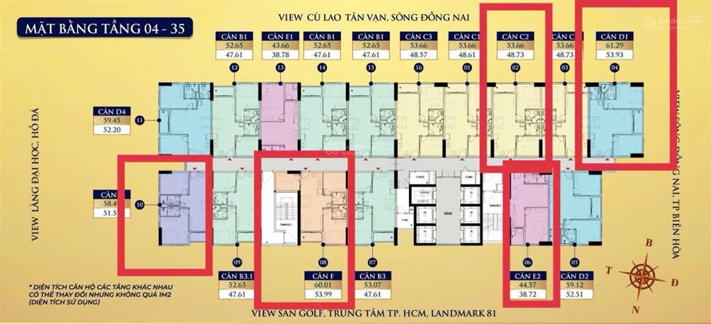 Giỏ hàng căn hộ bcons avenue  mặt tiền xa lộ hà nội