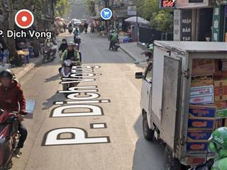 Bán mảnh đất 498m2 mặt phố dịch vọng  quận cầu giấy 190 tỷ