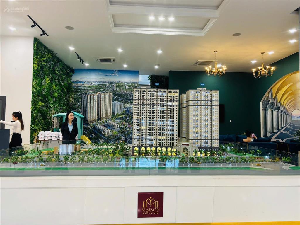 Maison grand mở bán đợt 1 33.5tr/m2 booking chiết khấu 3% căn hộ cao cấp thành phố cảng phú mỹ
