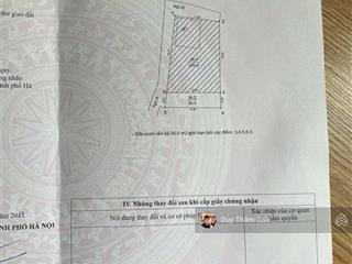 7,85 tỷ | 56m2 | sổ đỏ sẵn sàng giao dịch | sát phố hồ tùng mậu | dân xây 4t ở ngay, thoáng sáng