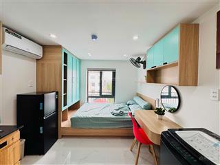 Cho thuê phòng studio đầy đủ nội thất cửa sổ thoáng ngay hàng xanh, bạch đằng, uth, hutech, ftu