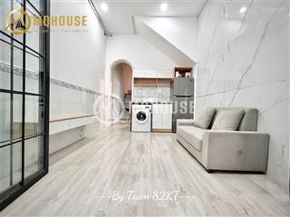Căn hộ 1pn+1 duplex  ở được 36 người  gần các trường đh lớn  nội thất bóc seal 100%