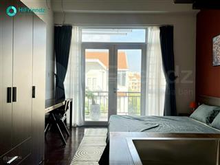 Studio 35m2  full nội thất  bancol  máy giặt riêng  gần cầu sài gòn