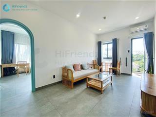 Căn hộ 1pn 60m2 có bancol, cửa sổ ánh sáng tự nhiên  full nội thất  gần cầu sài gòn, trần não