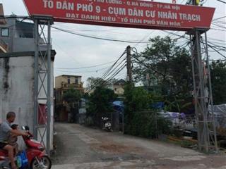Bán đất 46,7m2 tại phú lương, hà đông, 6,5 tỷ