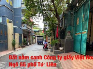 Bán đất nội thành phi nông nghiệp 58.5m2 ở ngõ 55, phố tứ liên, tây hồ, hà nội,