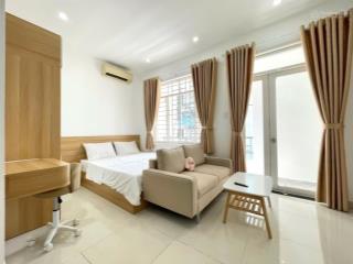 Căn hộ mini studio ban công đi bộ 5 phút đh văn lang cs2 và cs3  chạy xe 15p đến cs1  thang máy