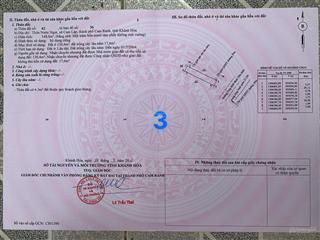 Khách bỏ cọc 100tr cần bán gấp lô đất vịnh cam ranh chỉ từ 900tr tiềm năng phát triển cao