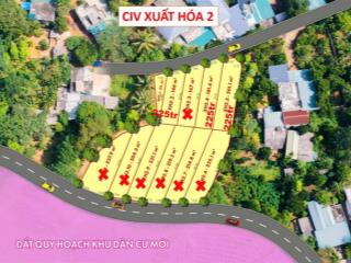 Bán lô đất xã xuất hóa, lạc sơn, hòa bình diện tích 200m2 mt 6m giá 225tr