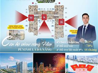 Độc quyền 3 căn 2pn view sông peninsula, bàn giao t6/2026, sở hữu lâu dài  cơ hội đầu tư sinh lời!