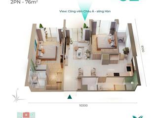 Cần bán gấp căn hộ 2pn trung tâm đà nẵng, giá 4,7 tỷ, khai thác cho thuê tốt đạt 30 triệu/tháng!