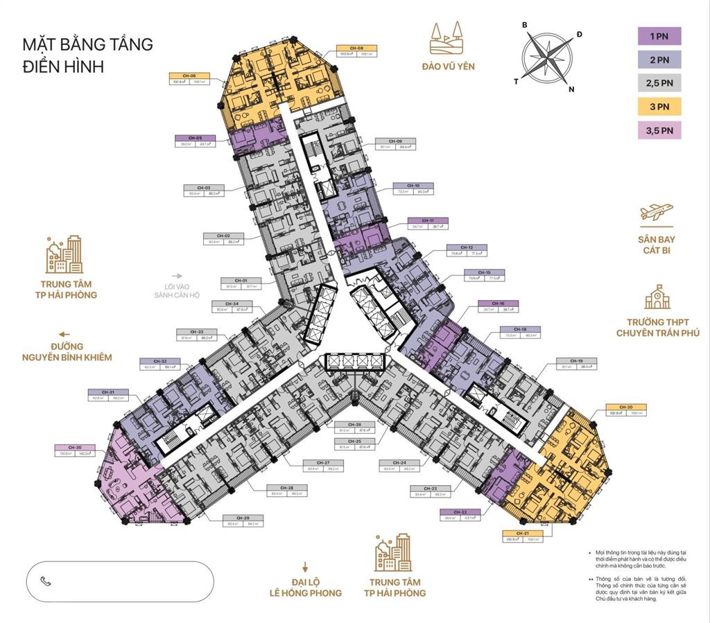 Chỉ cần 917tr sở hữu ngay căn hộ 5* 2pn golden crown hải phòng cam kết thuê lại dòng tiền 6%/năm