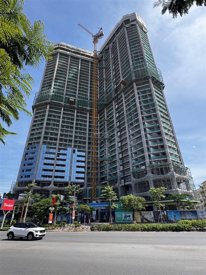 Chỉ cần 917tr sở hữu ngay căn hộ 5* 2pn golden crown hải phòng cam kết thuê lại dòng tiền 6%/năm