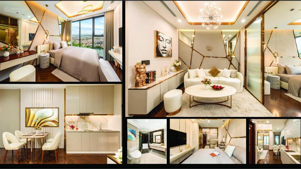 Chỉ cần 917tr sở hữu ngay căn hộ 5* 2pn golden crown hải phòng cam kết thuê lại dòng tiền 6%/năm