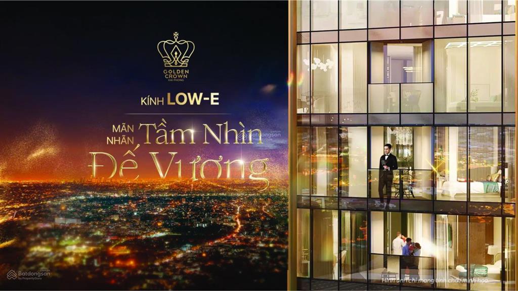 Chỉ cần 917tr sở hữu ngay căn hộ 5* 2pn golden crown hải phòng cam kết thuê lại dòng tiền 6%/năm