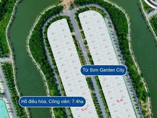 Giá 4x6x, đất biệt thự view hồ đại hồng 7.2ha, sát đại học, gần sân bay, đại đô thị cửa bắc
