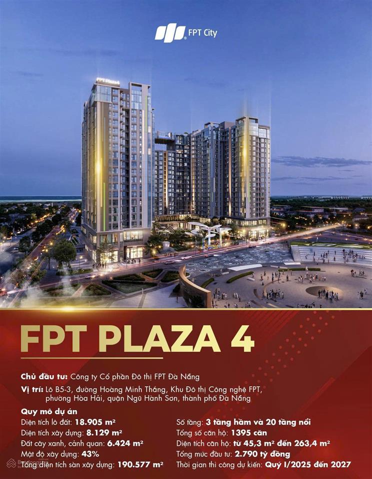 Nhận đặt chỗ fpt plaza 4 trung tâm khu đô thị fpt