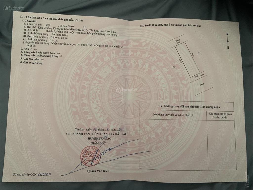 Bán đất nền dự án mường khến heritage, 1,69 tỷ, 114m2, view đẹp, tiện ích đầy đủ