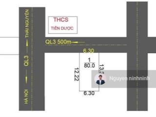 Chính chủ cần tiền bán gấp lô đất hoa hậu lương châu tiên dược sóc sơn hn