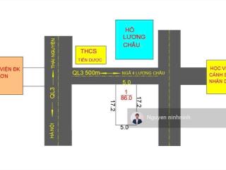 Chính chủ bán lô đất sát thị trấn sóc sơn