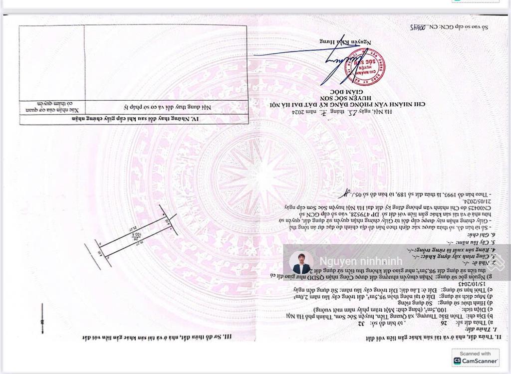 Bán đất kcn nội bài giá đầu tư 2xtr/m2