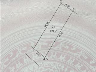 74 triệu/m2, đường thông ô tô tránh. vân nội, đông anh (phúc thịnh) hà nội