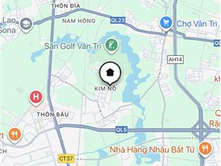 Bán nhà mặt phố, trục kinh doanh kim nỗ, đông anh (thiên lộc hà nội )
