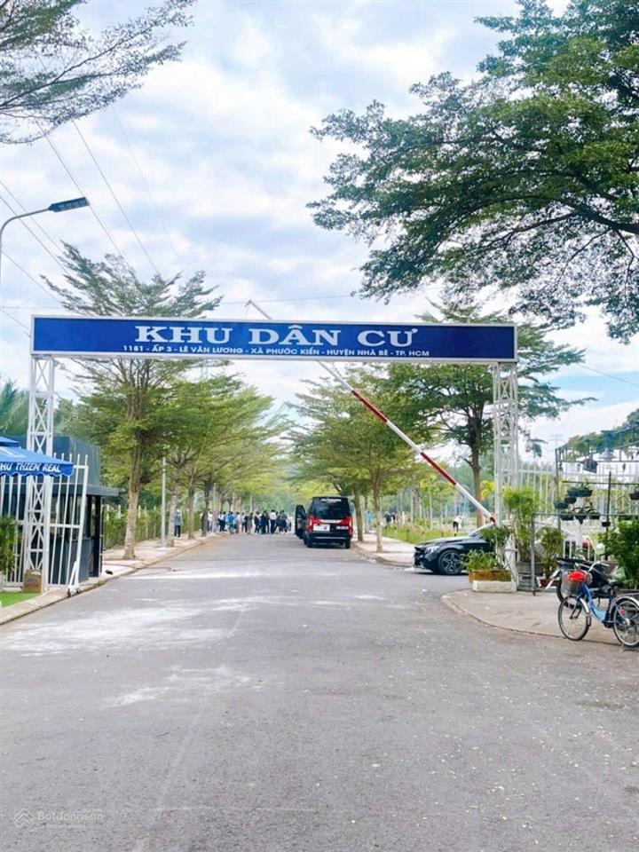 Bán đất 1181 lê văn lương, sài gòn south village 5x19m giá 7,22 tỷ cạnh công viên, xây tự do