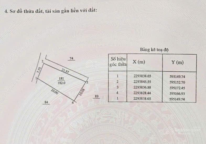 Bán đất tiểu khu mỹ lâm, tt. phú xuyên 182m2, mt 8m, đường ô tô cách 30m, ngõ rộng 2,5m