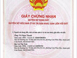 Cam phúc bắc  cam ranh  khánh hòa  10,000m2  10tỷ  mặt tiền 20m  lối vào đất 15m