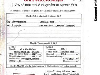 M39 bán 10,5tỷ  đất thổ cư  tặng nhà trọ trên đất  p. an phú đông