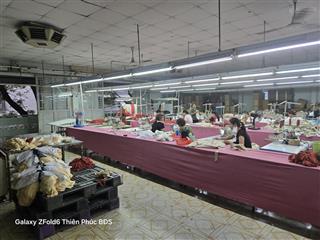 Thanh lý xưởng may 2 mặt tiền 20x20m xưởng 1 trệt 1 lầu đang hoạt động. cách nguyễn tri phương 50m