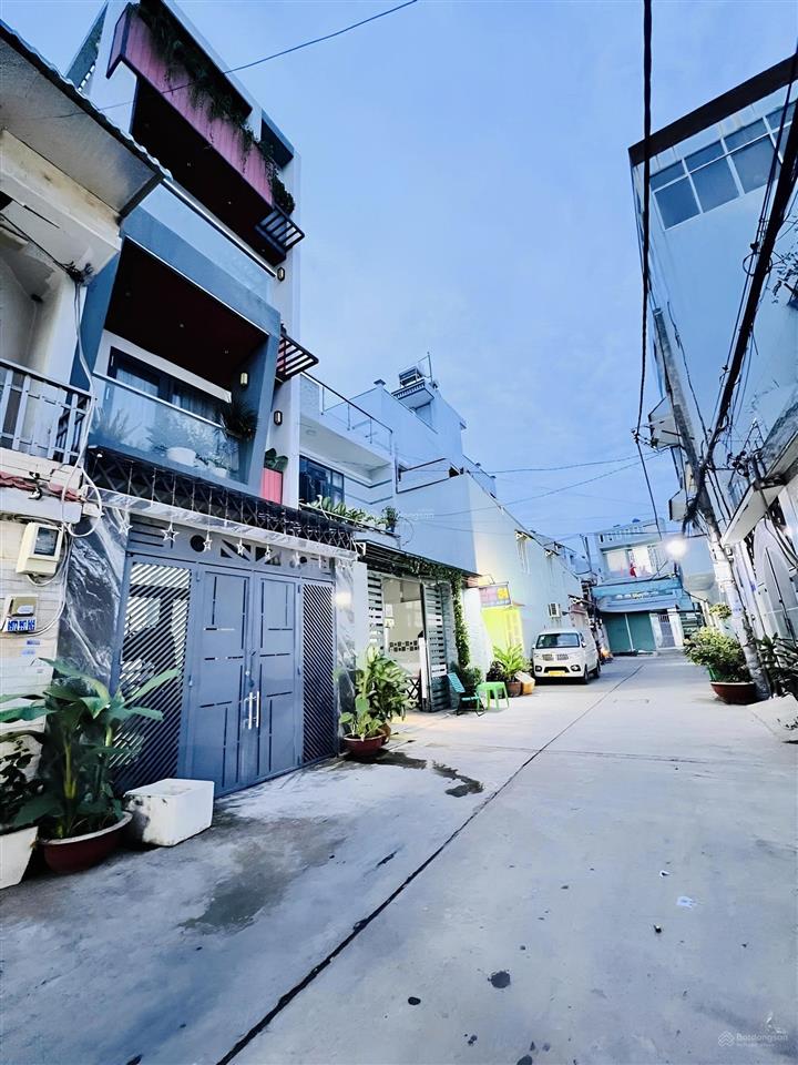 [bhh  bình tân] 90m2, 5pn, nhà kiên cố hẻm 6m thông, giá chỉ 10 tỏi tl