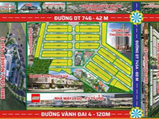 Mở bán dự án đầu tư sinh lời smart city. dt 75m2. giá 2,9 tỷ ngay tại bình dương. shr từng nền