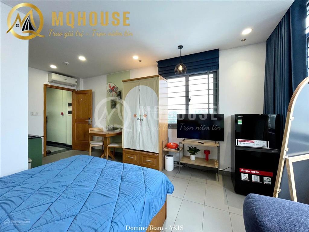 Sắp trống căn hộ 1 phòng ngủ vip ngay cầu sài gòn, ga metro, đường xuân thuỷ, đầy đủ tiện nghi
