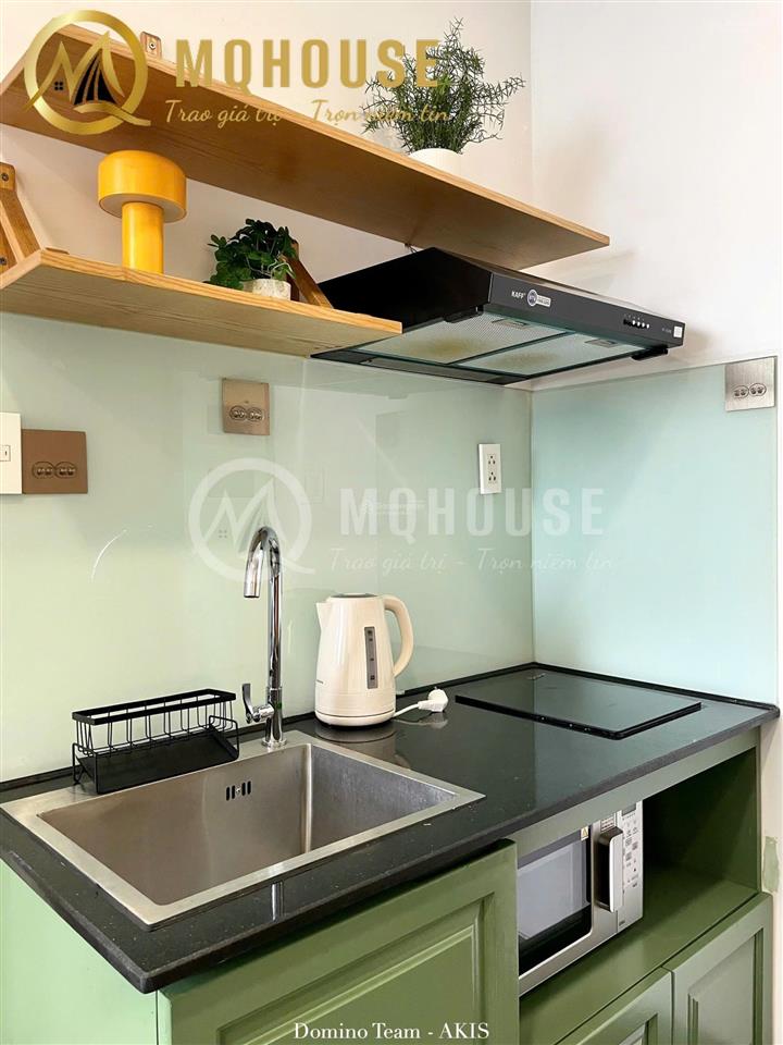 Sắp trống căn hộ 1 phòng ngủ vip ngay cầu sài gòn, ga metro, đường xuân thuỷ, đầy đủ tiện nghi