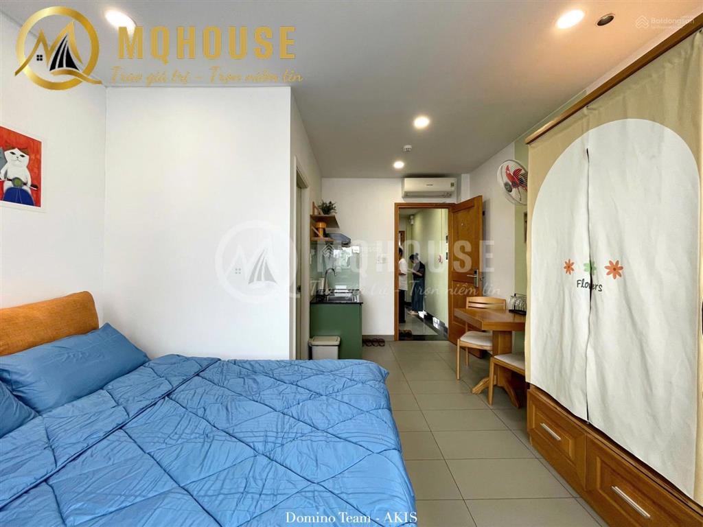 Sắp trống căn hộ 1 phòng ngủ vip ngay cầu sài gòn, ga metro, đường xuân thuỷ, đầy đủ tiện nghi