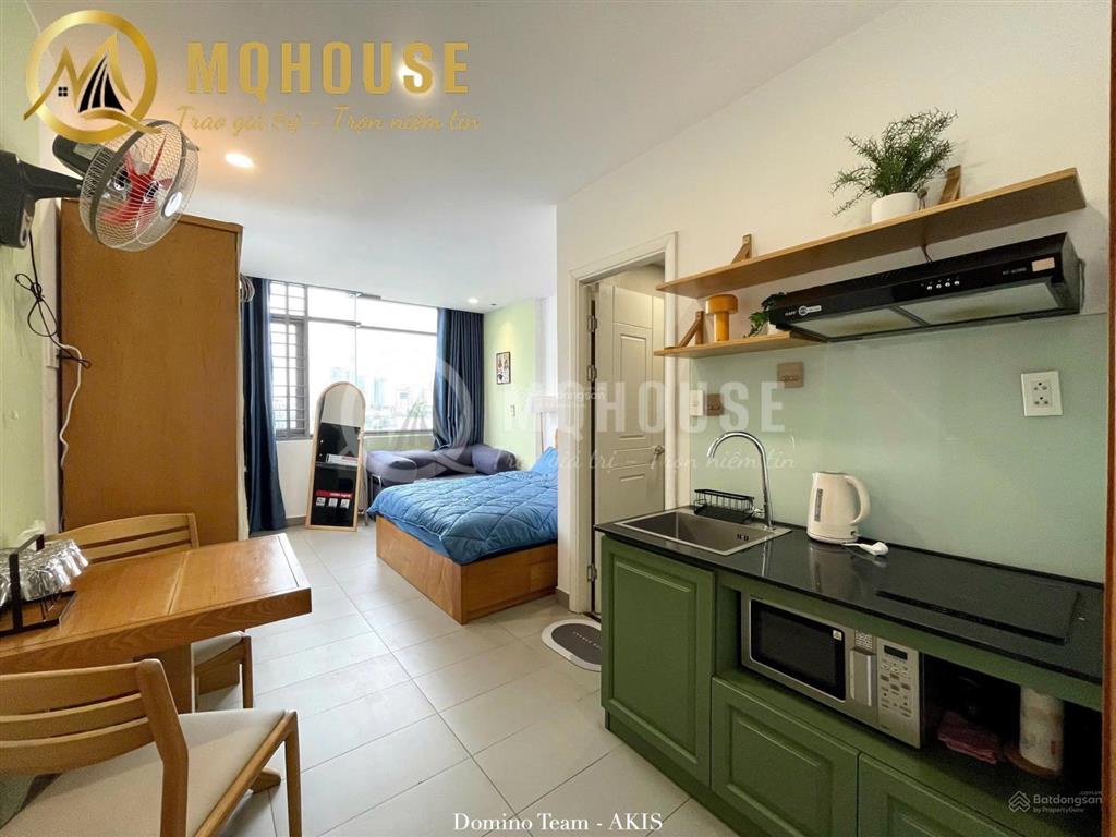 Sắp trống căn hộ 1 phòng ngủ vip ngay cầu sài gòn, ga metro, đường xuân thuỷ, đầy đủ tiện nghi