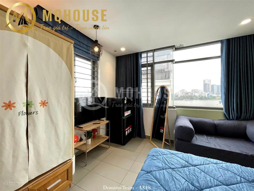 Sắp trống căn hộ 1 phòng ngủ vip ngay cầu sài gòn, ga metro, đường xuân thuỷ, đầy đủ tiện nghi