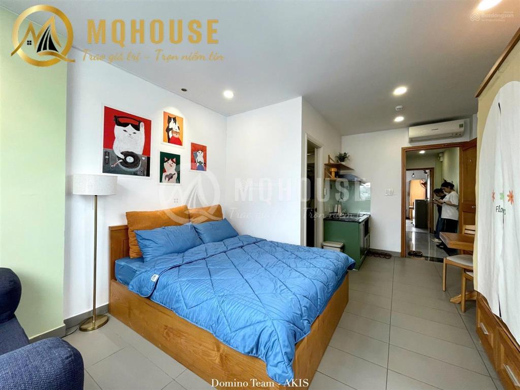 Sắp trống căn hộ 1 phòng ngủ vip ngay cầu sài gòn, ga metro, đường xuân thuỷ, đầy đủ tiện nghi