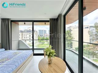 Cam kết đúng hình đúng giá studio 2 ban công view xịn  full nội thất máy giặt riêng nhà mới 100%