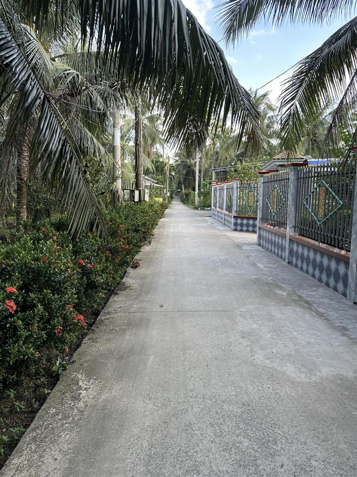 Bán đất mặt tiền đường bê tông 3,5m tại ấp bình đông2  xã hương mỹ  tỉnh vĩnh long