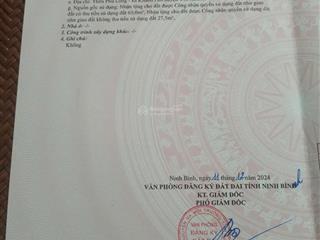Bán đất khánh phú, yên khánh, ninh bình, 2,5 tỷ, 175m2. chính chủ hot