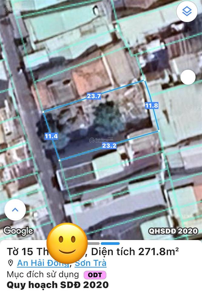 Bán gấp! giá đầu tư đất biển mỹ khê 272m2, ngang 11.5m xây căn hộ. villa