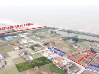 Bán lô đất biển thịnh long nam định. đường to dân cư đông đúc sát khu du lịch, quảng trường biển