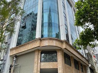 Cho thuê toà nhà 9 tầng lô góc phạm tuấn tài 150m2x9 tầng, mặt tiền 10m