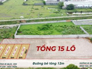 Đất nền phân lô f0  xuân thới sơn, hóc môn  2,75 tỷ  gần vành đai 3  cạnh vinhomes hóc môn